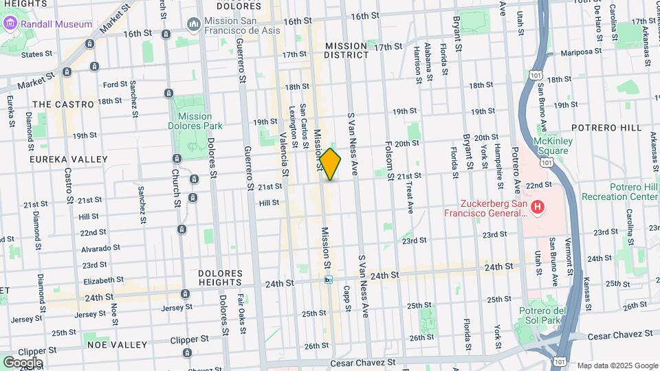 3189 21st St Map and Location Details