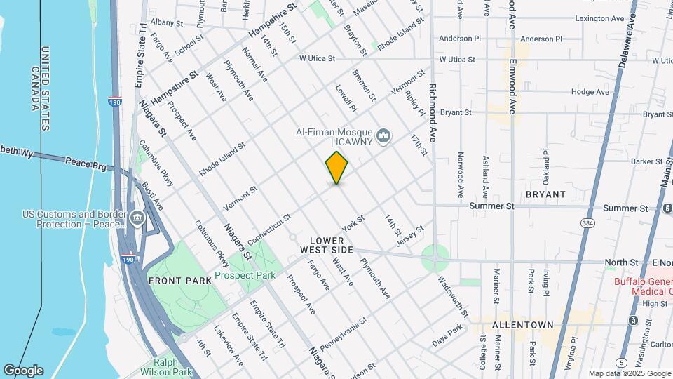 351 Connecticut St Map and Location Details