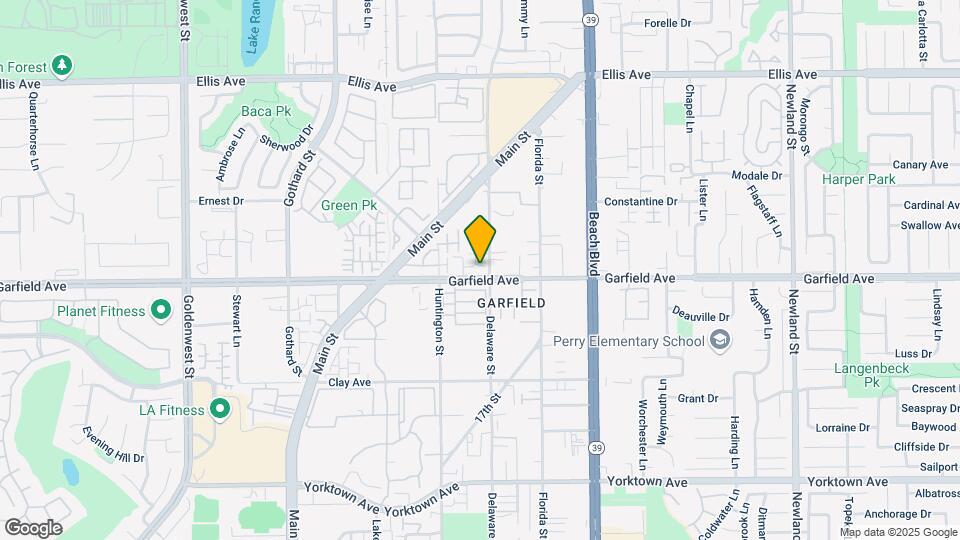 7701 Garfield Ave Map and Location Details