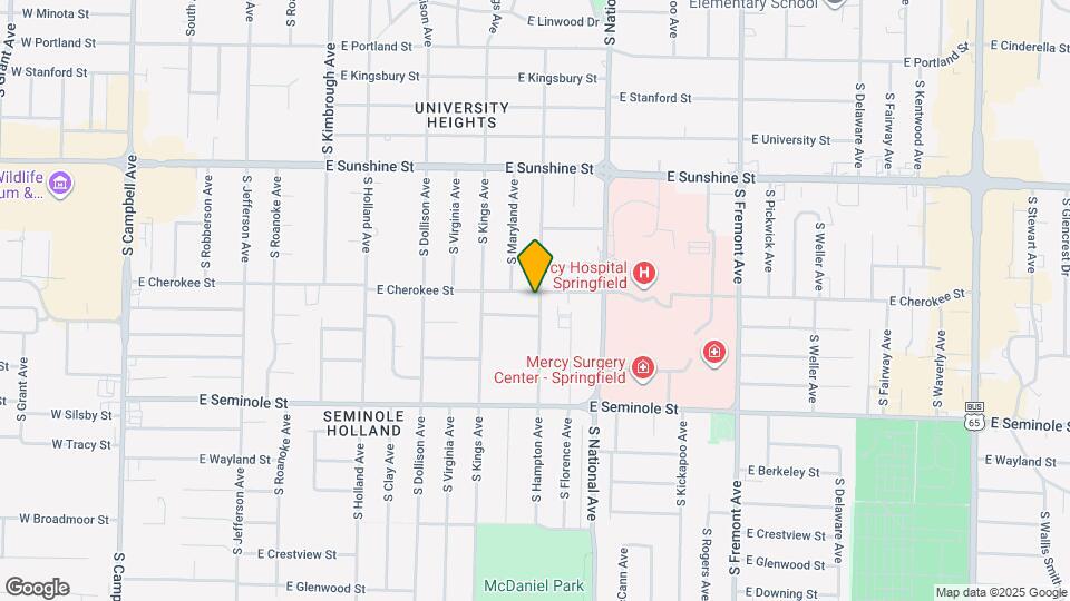 1054 E Cherokee St Map and Location Details