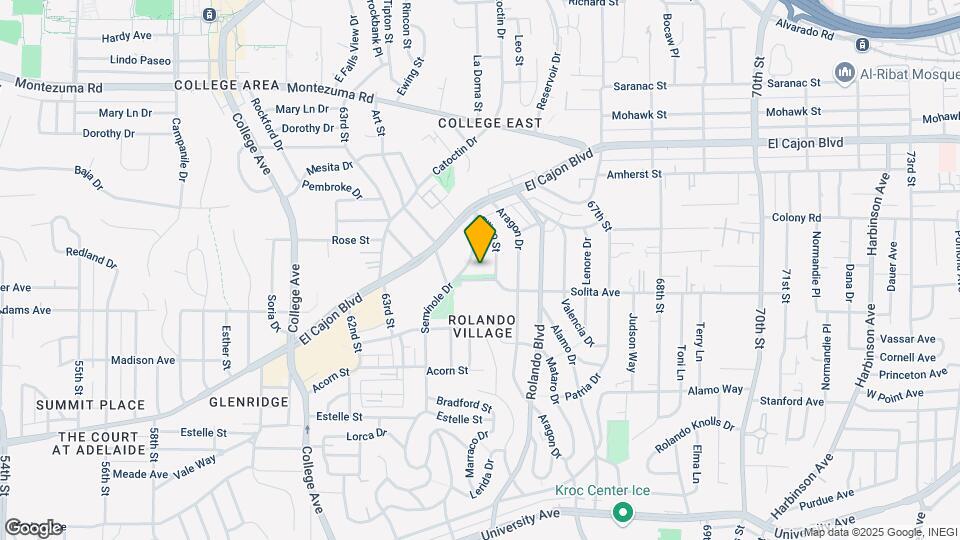 4779 Seminole Dr, Unit 109 Map and Location Details