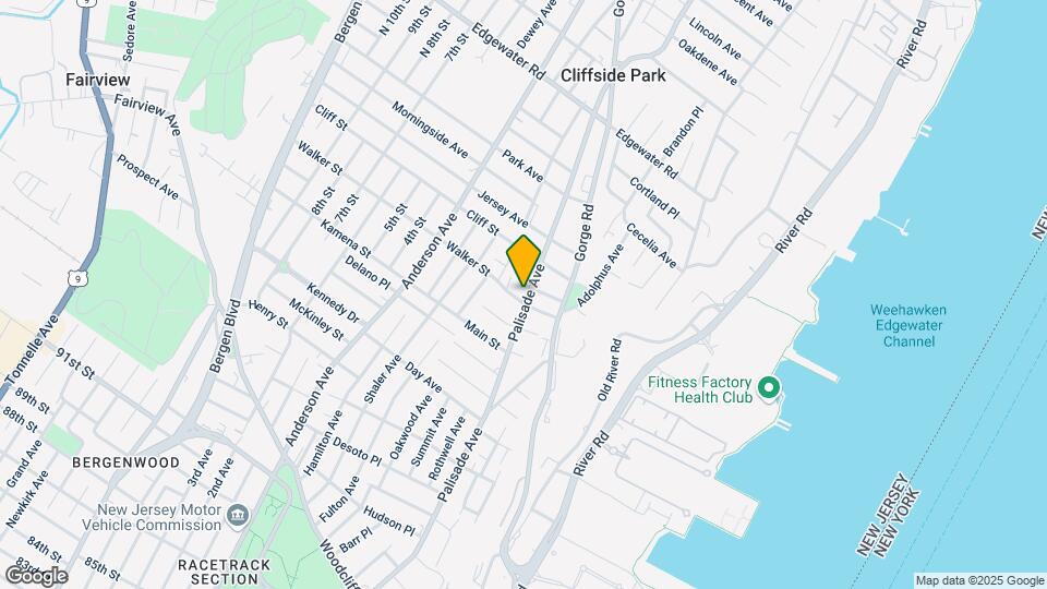 Cliffside Park Map and Location Details