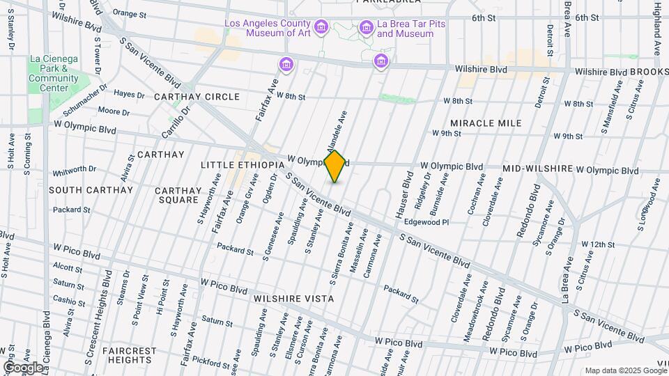 1042 S Stanley Ave Map and Location Details