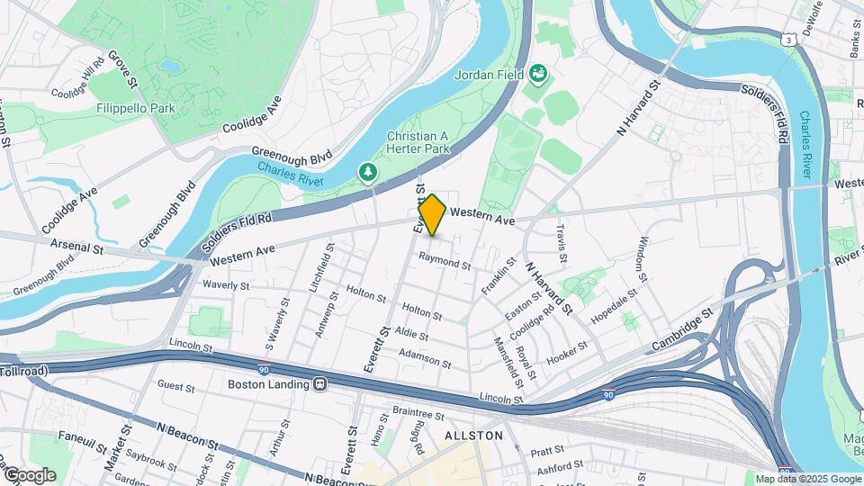 13 Westford St, Unit 1 Map and Location Details