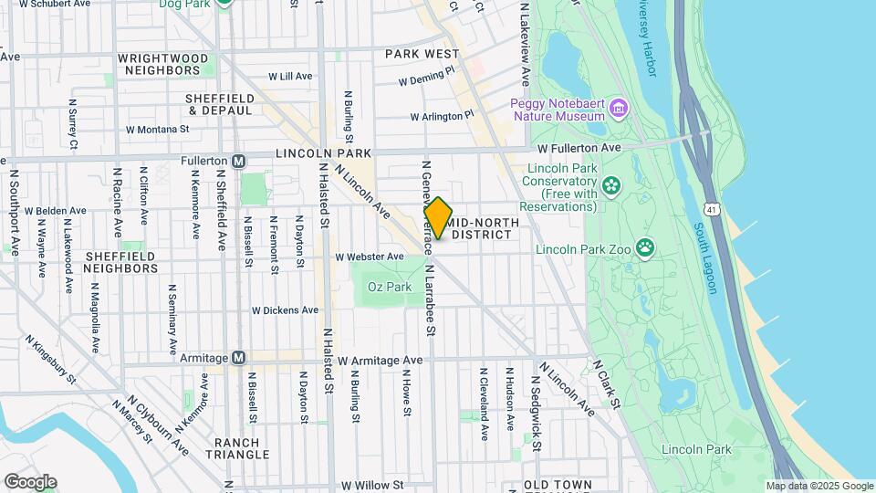 548 W Webster Ave, Unit 1 Map and Location Details