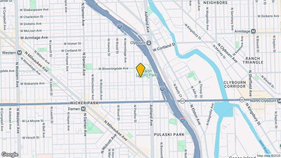 1720 N Marshfield Ave, Unit 402 Map and Location Details