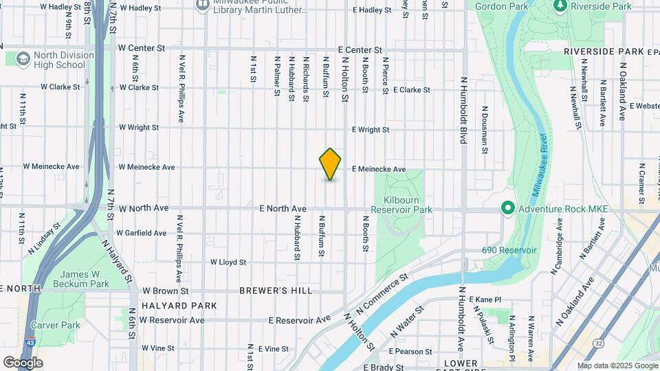 2344 N Buffum St Map and Location Details