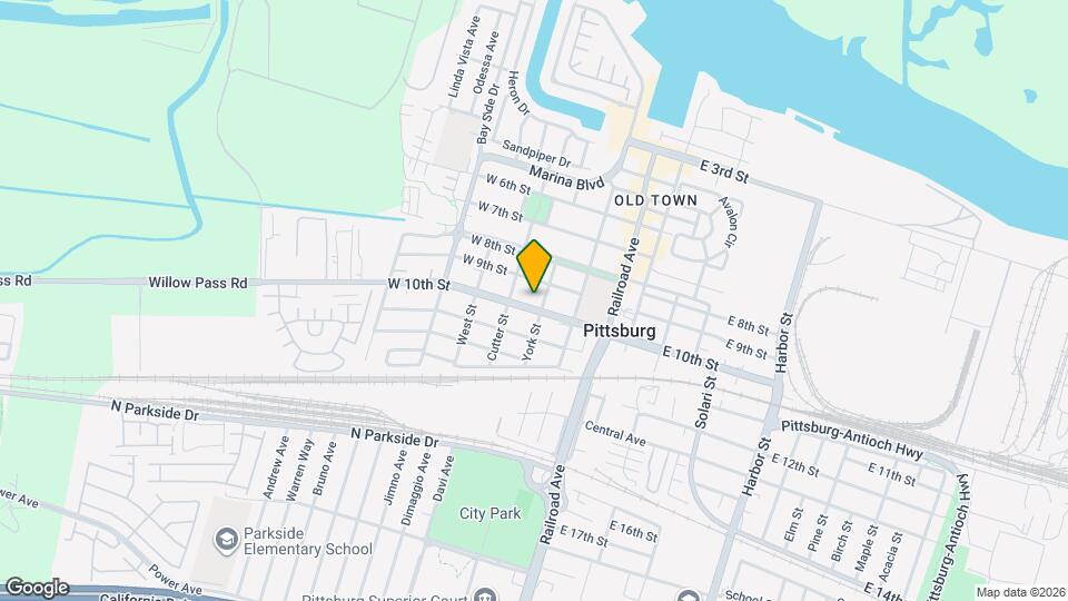 126 W 10th St Map and Location Details