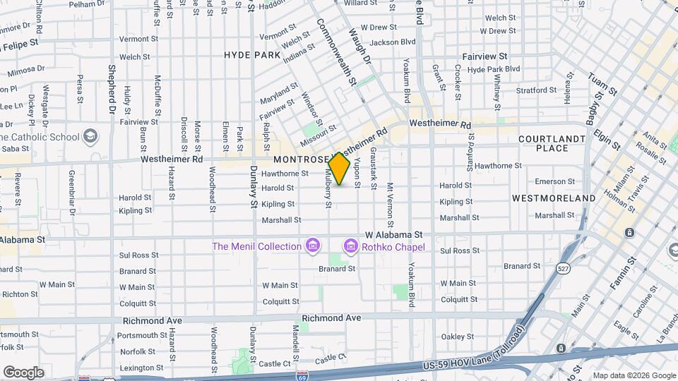 1417 Harold St Map and Location Details