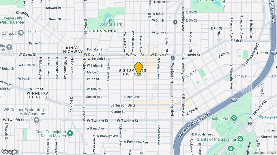 425 W 9th St, Unit 104 Map and Location Details