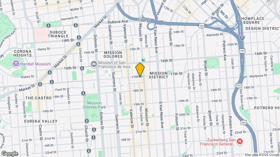 3321 17th St Map and Location Details