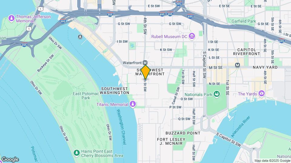 240 M St SE, Unit E711 Map and Location Details