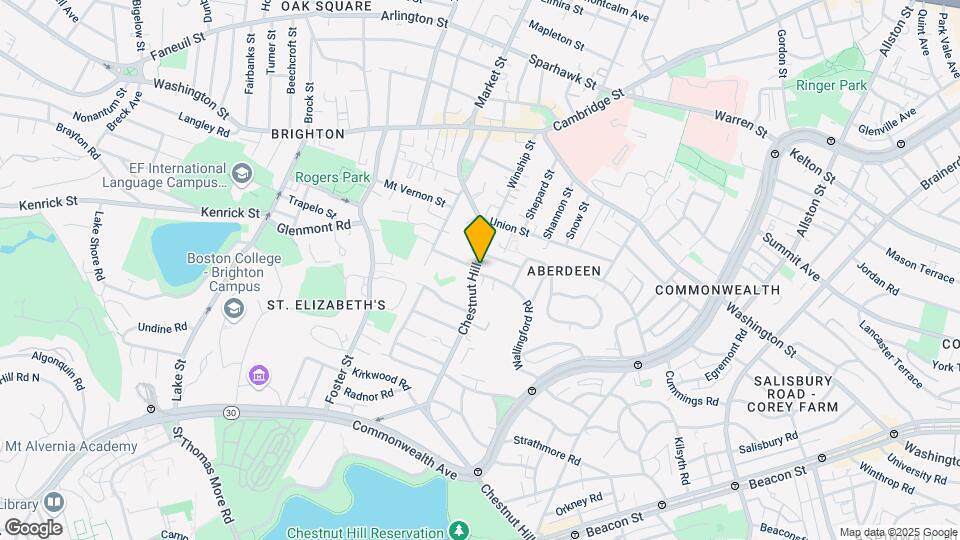 80 Chestnut Hill Ave-Unit -APT# N/A-R Map and Location Details