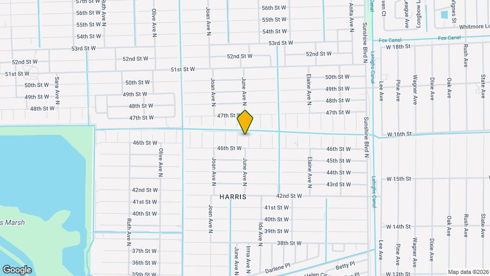 4607 June Ave N Map and Location Details