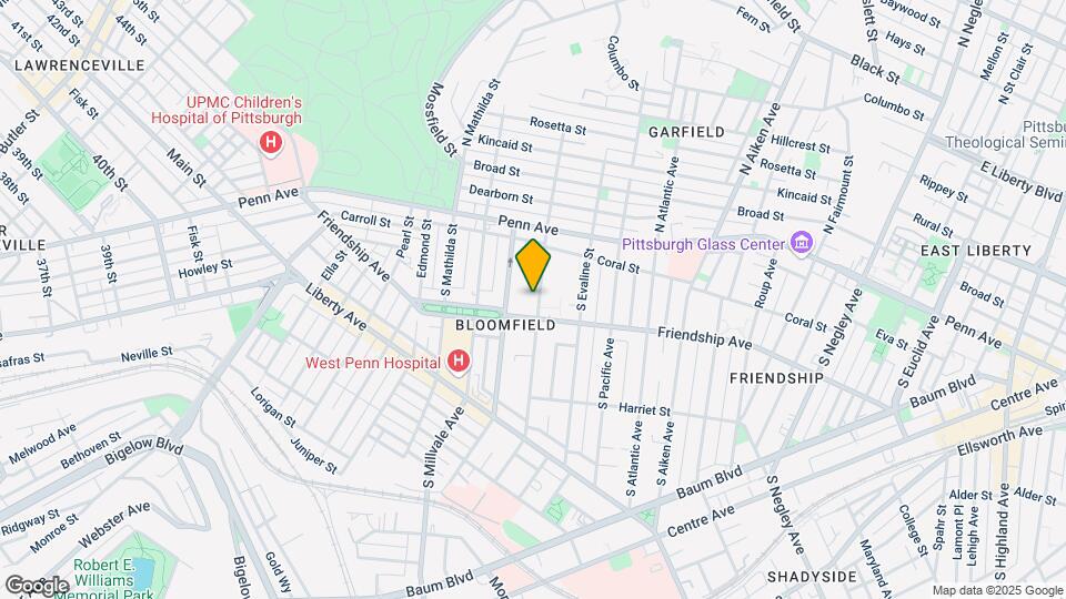 258 S Winebiddle St, Unit Floor 2 Map and Location Details