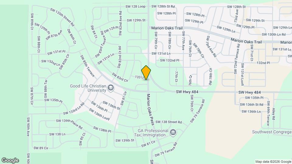 8005 SW 134 Loop Map and Location Details