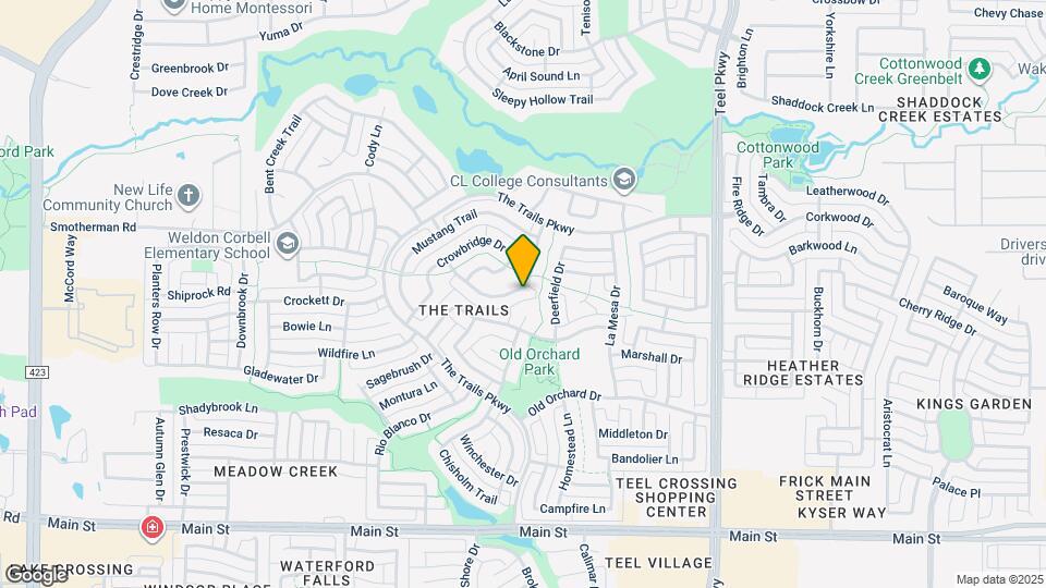 2295 Sandy Creek Dr Map and Location Details