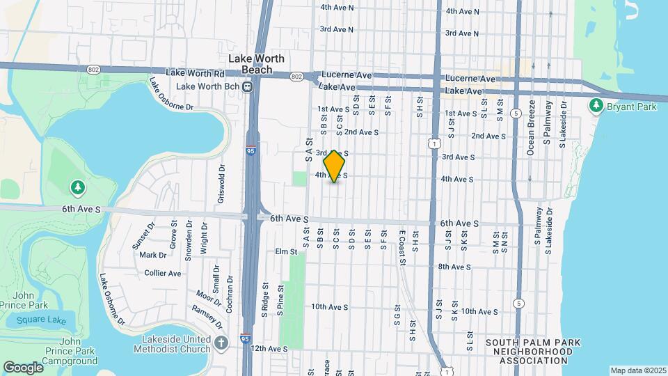 419 S C St Map and Location Details