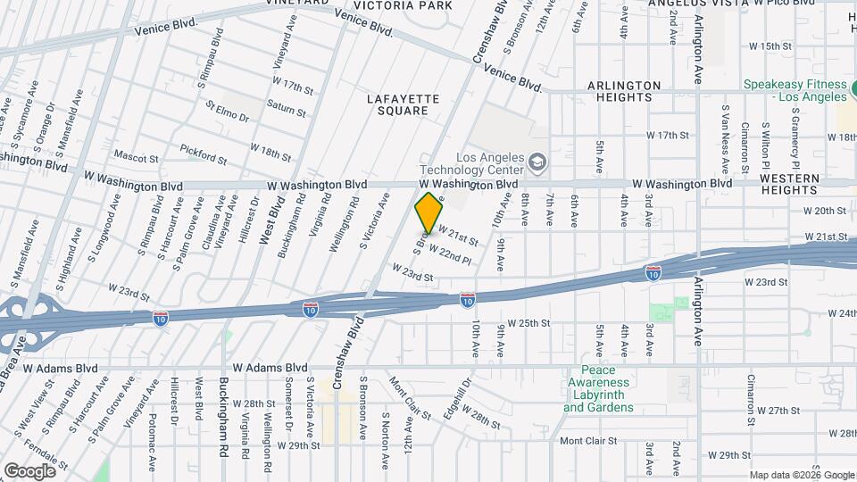 4135 W 22nd Pl Mapa y Detalles de la Ubicación