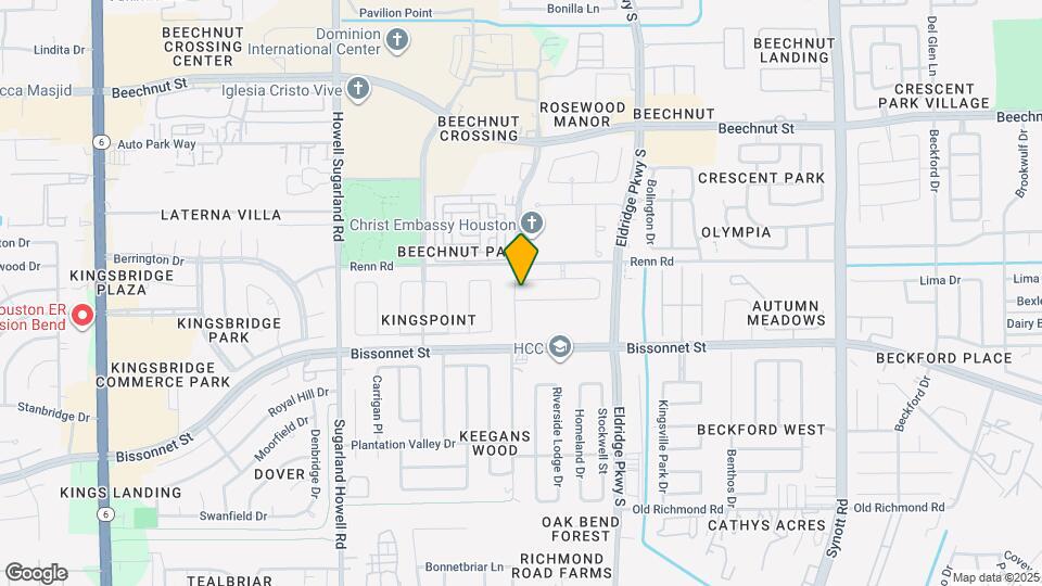 13842 Evansdale Ln Map and Location Details