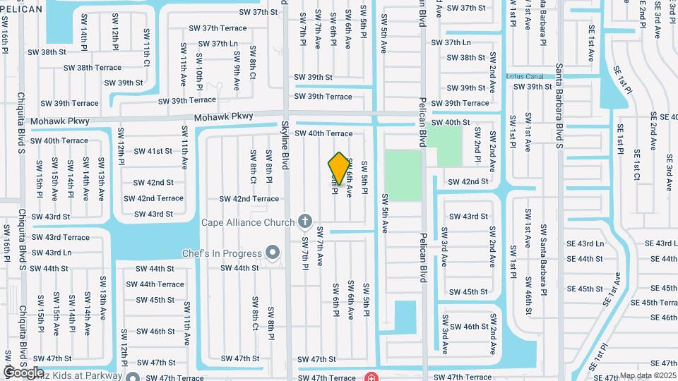4141 SW 6th Pl Map and Location Details