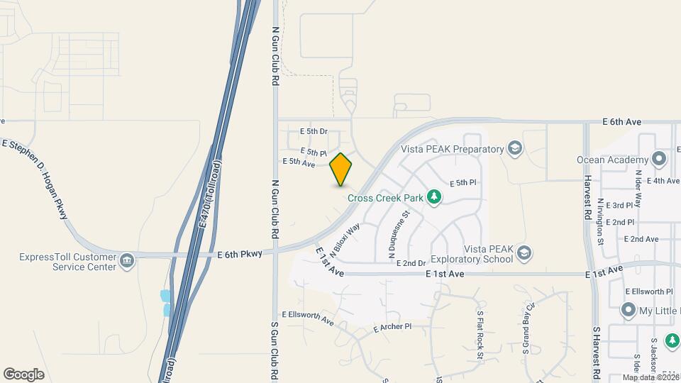 23621 E 2nd Pl Mapa y Detalles de la Ubicación