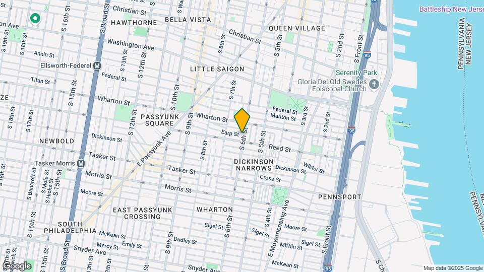 1328 S 6th St Map and Location Details