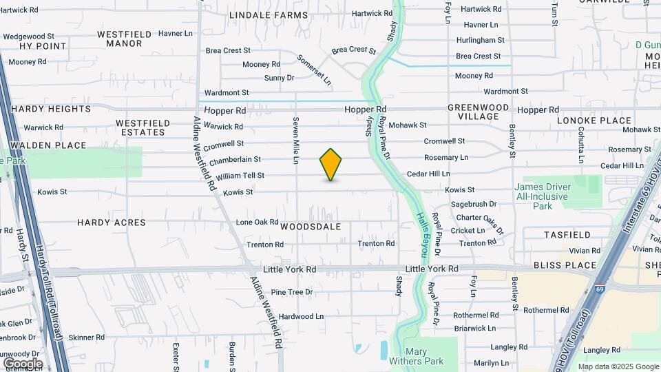 2513 Kowis St Map and Location Details