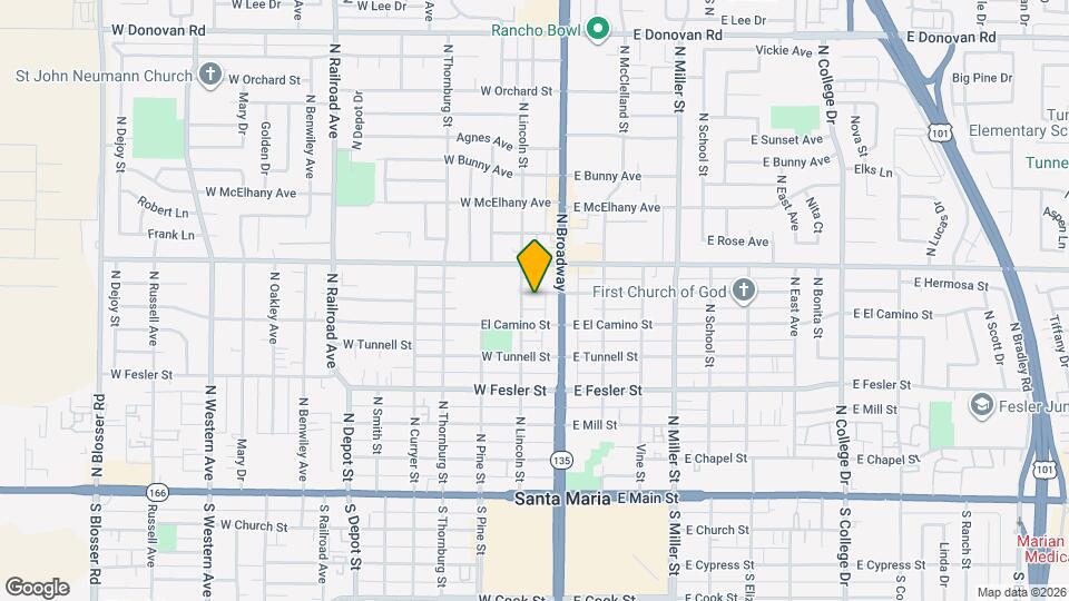 120 W Hermosa St Map and Location Details