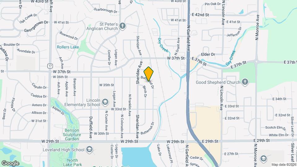 3509 Butternut Dr Map and Location Details