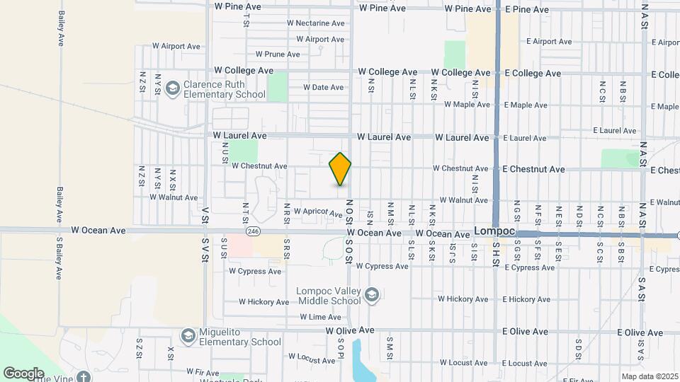 807 W Walnut Ave Map and Location Details