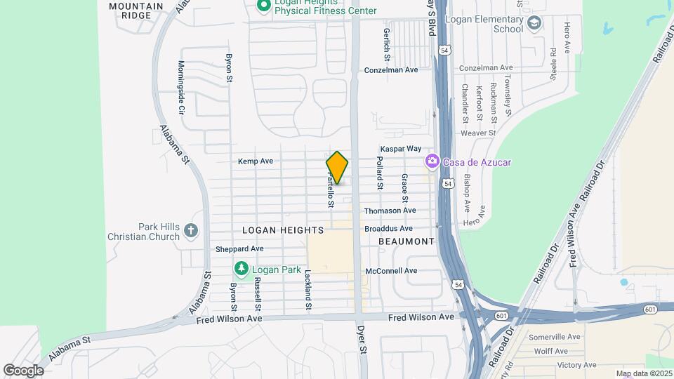 3905 Flory Ave Mapa y Detalles de la Ubicación