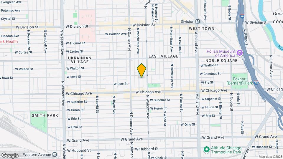 847 N Winchester Ave Mapa y Detalles de la Ubicación