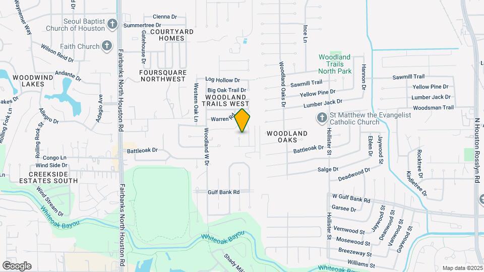 7514 Split Oak Ct Map and Location Details