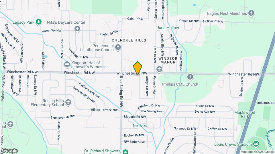 5002 Ortega Cir NW Map and Location Details