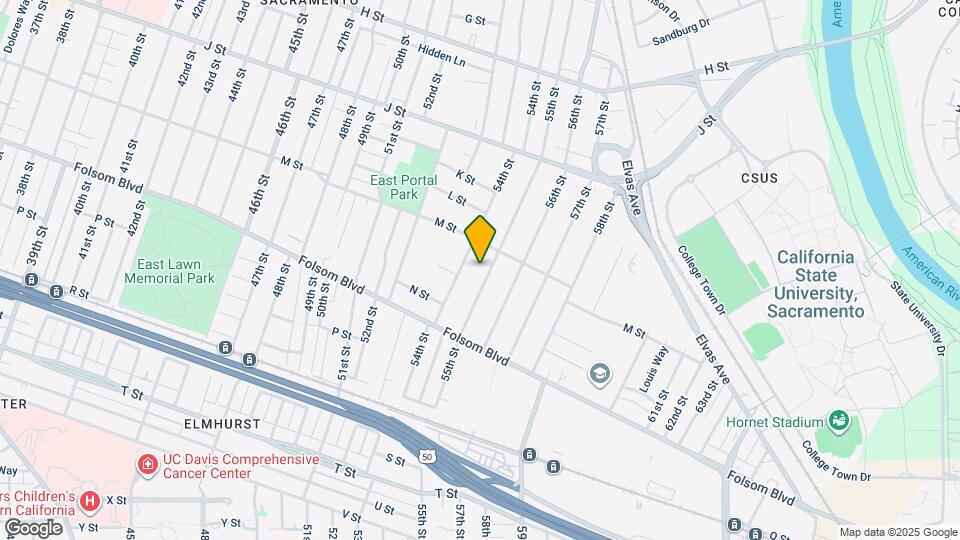 1340-1342 55th St Map and Location Details