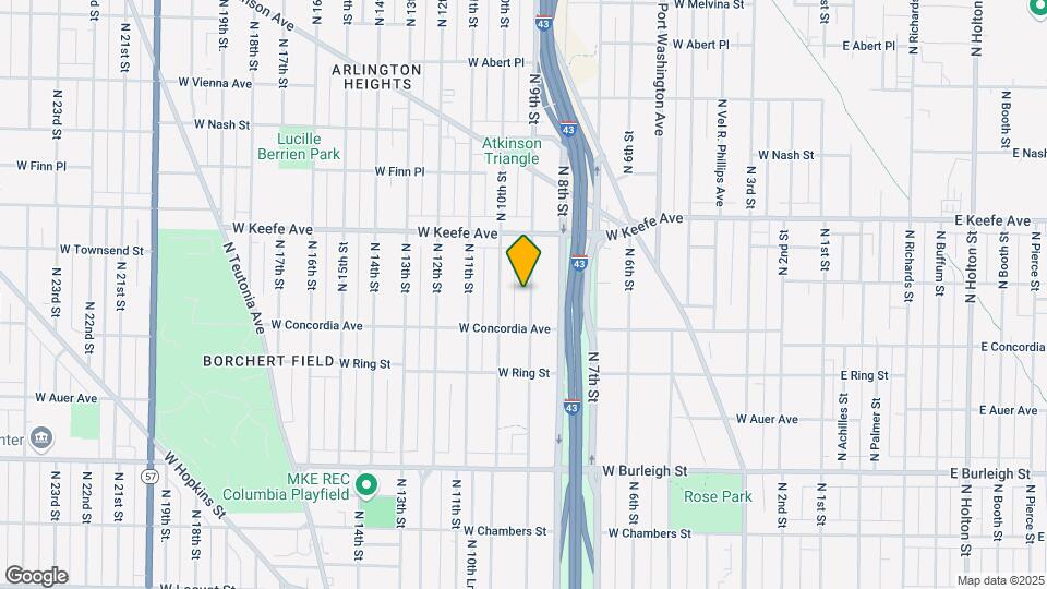 3343-3345 N 9th St Map and Location Details