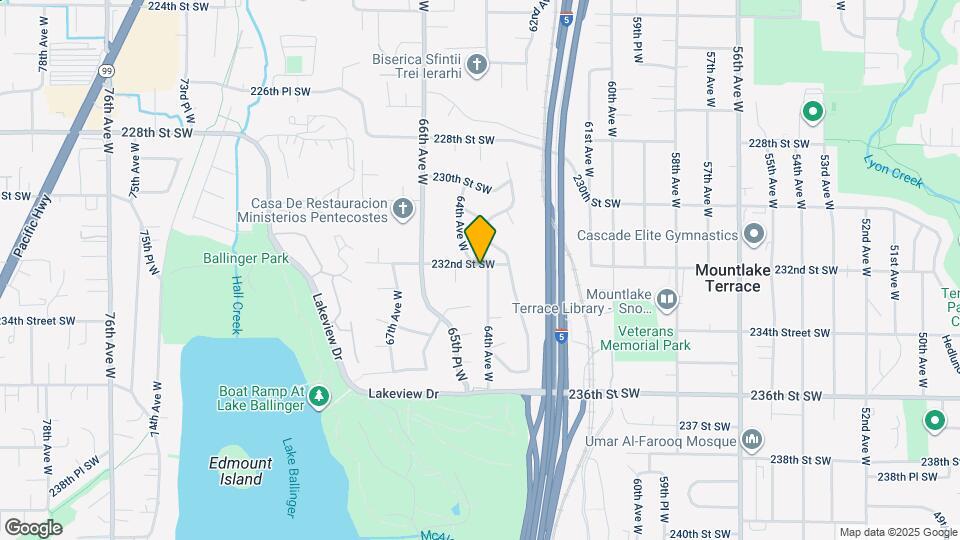 6402 232nd St SW Map and Location Details