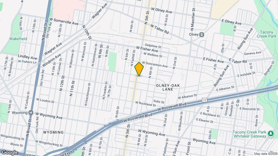 5043 N 5th St Map and Location Details