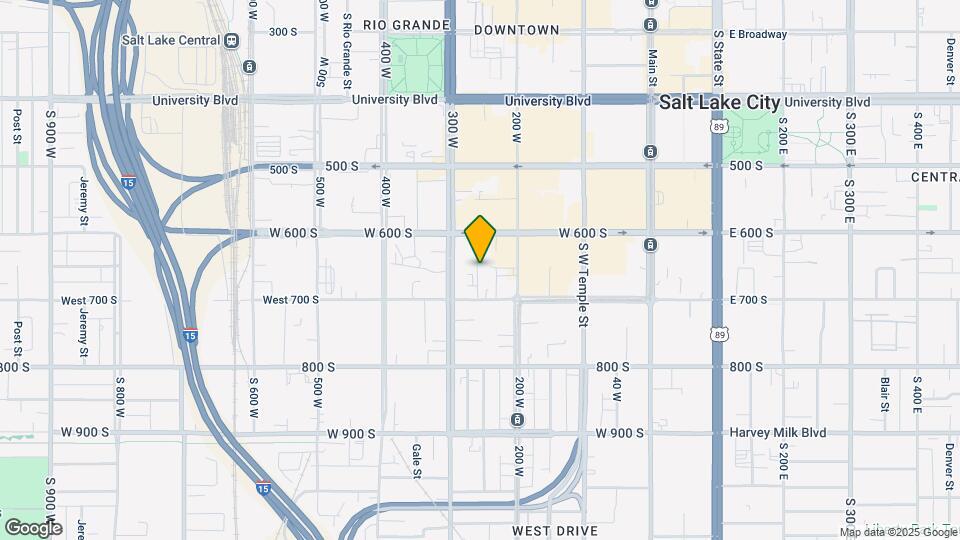 643 S Washington St Map and Location Details
