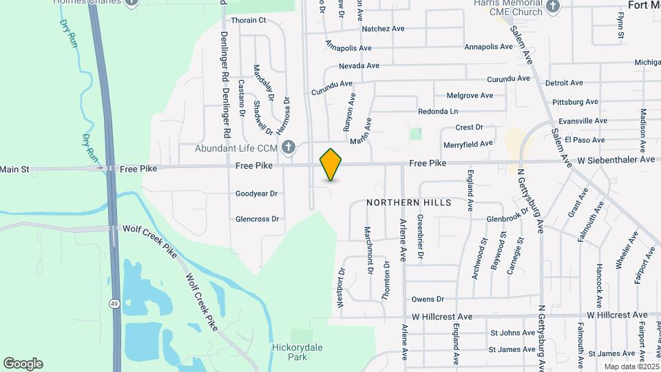 3420 Barbee Dr Map and Location Details