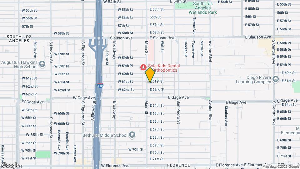 6100 S Main St Map and Location Details