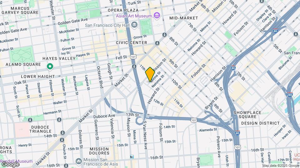 1043 Minna St Map and Location Details