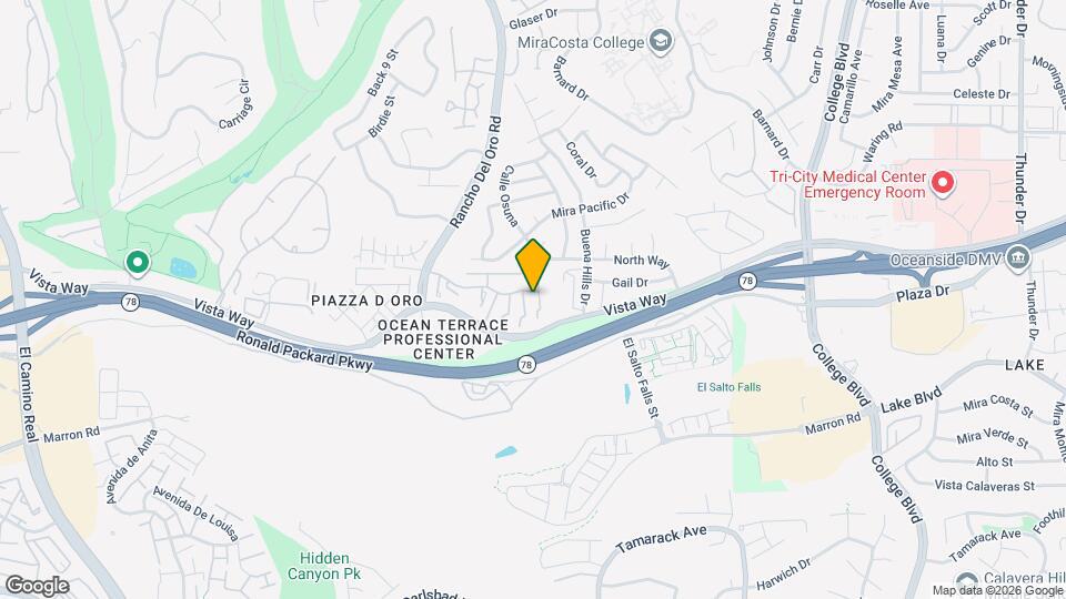 3565 Paseo De Los Californianos Map and Location Details