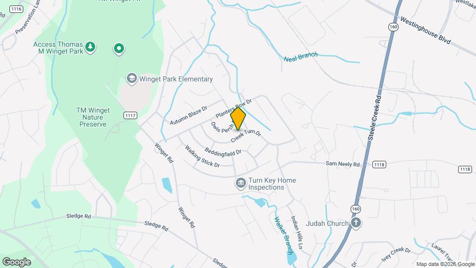 12015 Creek Turn Dr Mapa y Detalles de la Ubicación