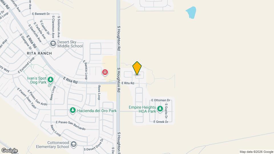 10430 E Rita Ranch Crossing Cir Map and Location Details