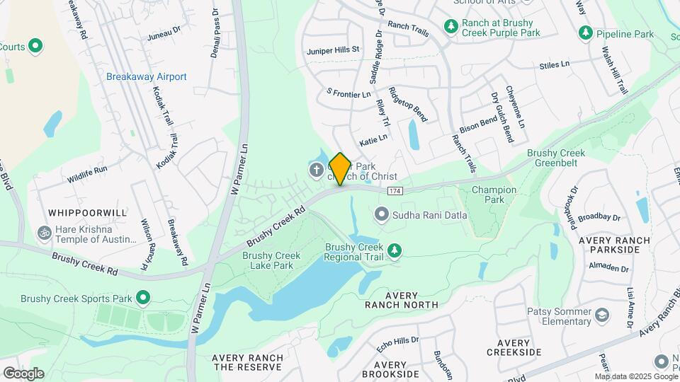 3600 Brushy Creek Rd Map and Location Details