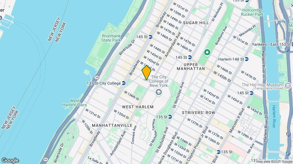 504 W 139th St Map and Location Details