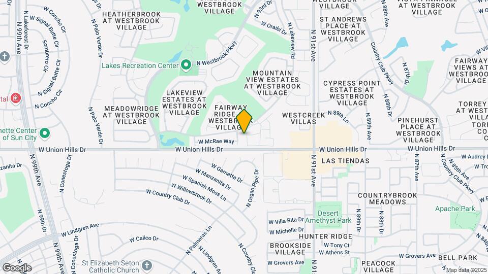 18706 N 93rd Dr Map and Location Details