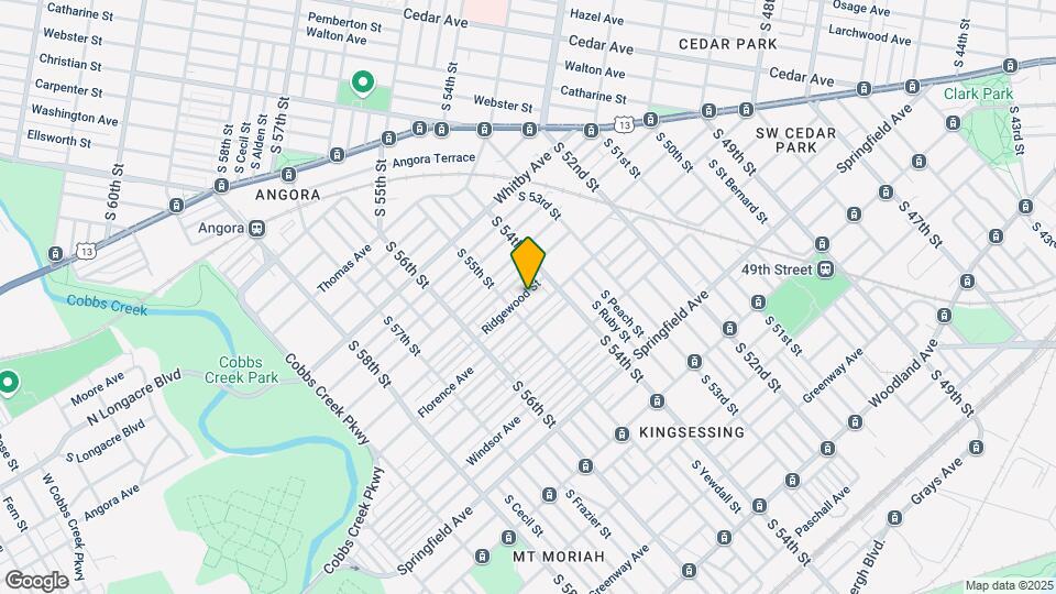 5432 Ridgewood St Map and Location Details